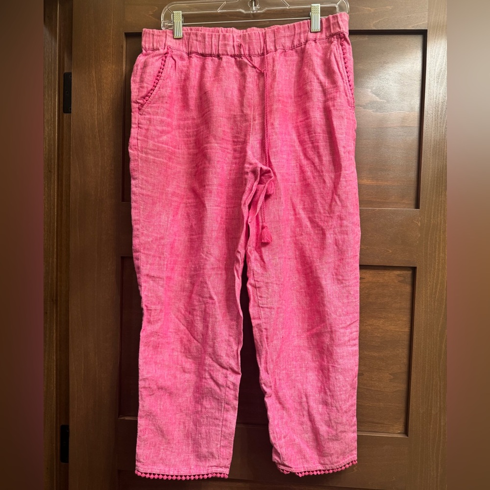 💕💕Talbots Pink Ankle Cropped Pants💕💕